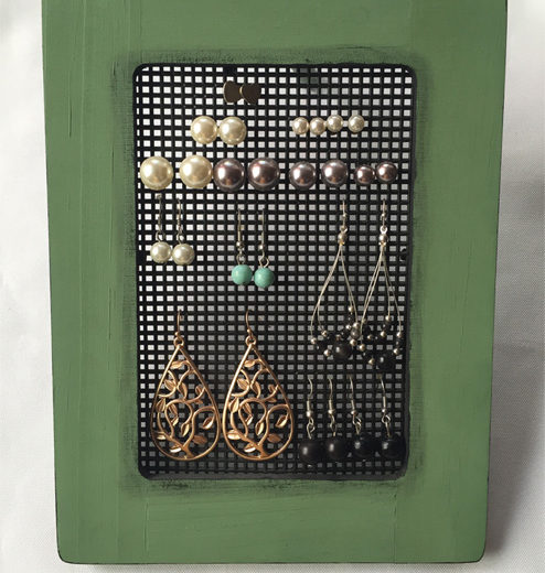 DIY Earring Organizer