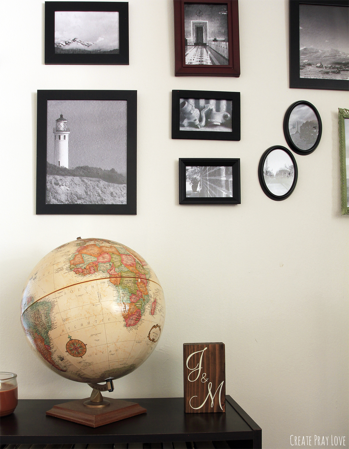 Create Pray Love | DIY Gallery Wall