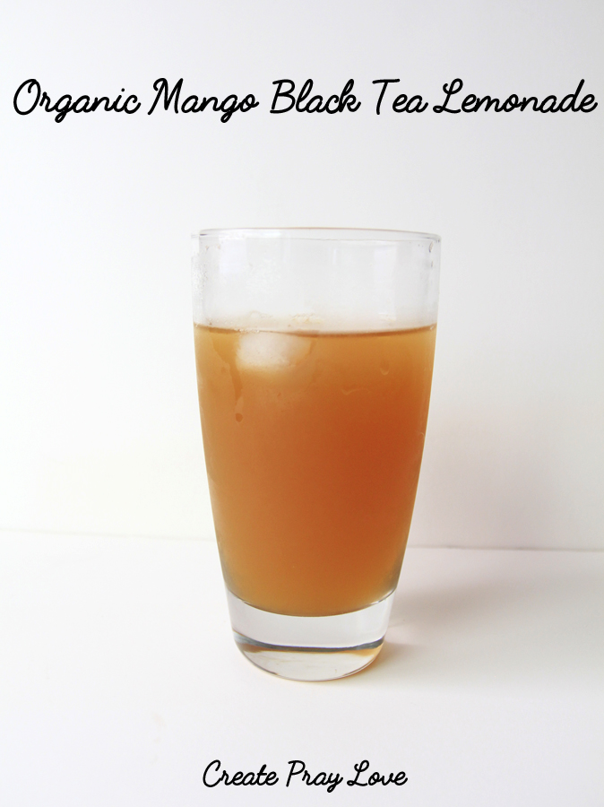 Create Pray Love | Organic Mango Black Tea Lemonade