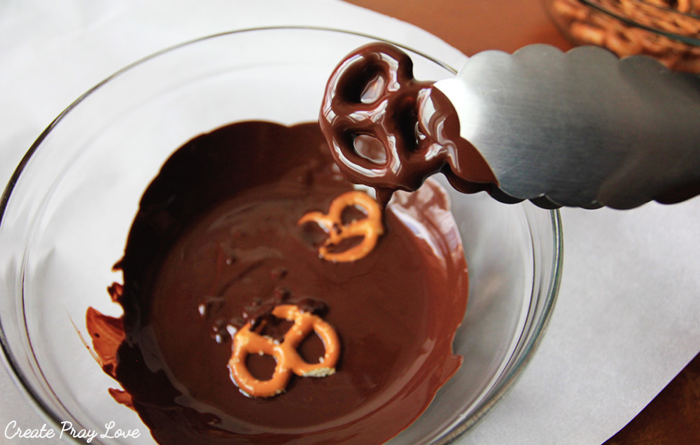 Organic and Fair Trade Chocolate Covered Pretzels