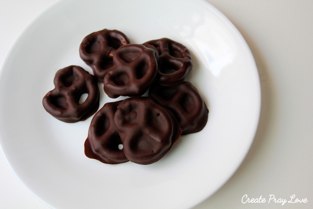 Organic and Fair Trade Chocolate Covered Pretzels