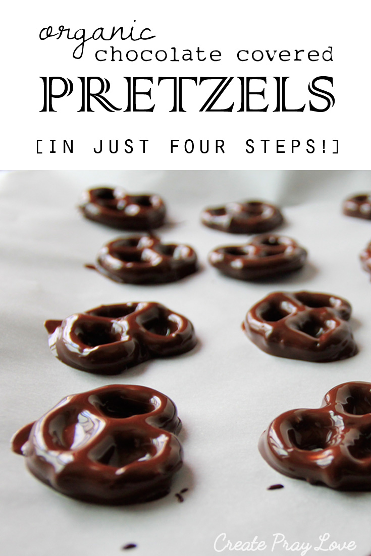 Organic and Fair Trade Chocolate Covered Pretzels