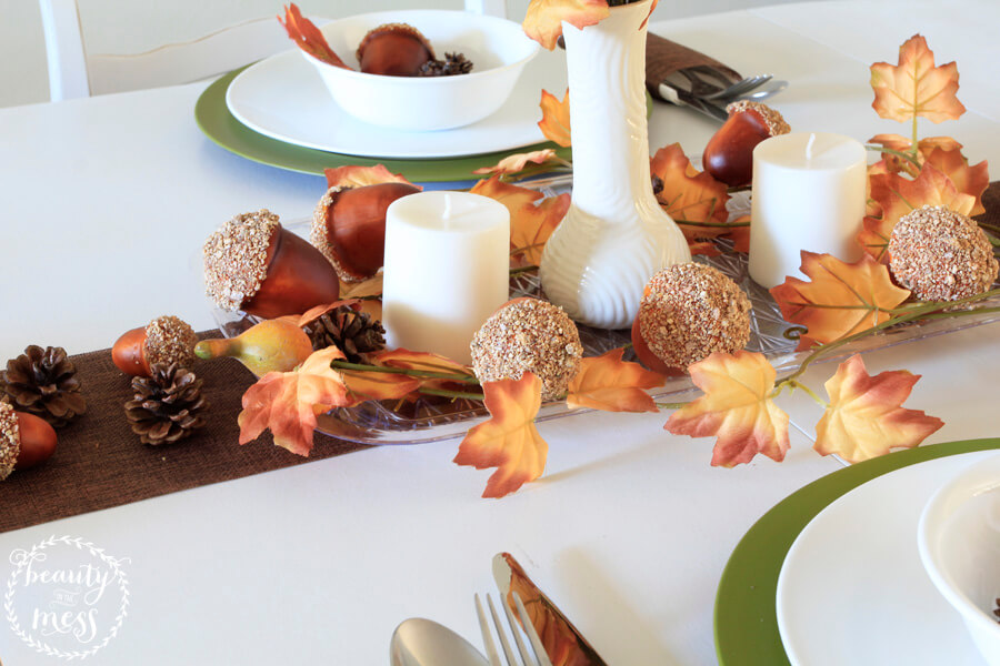 Dollar Store Thanksgiving Tablescape