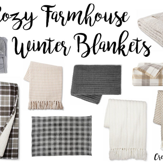 9 Cozy Farmhouse Style Winter Blankets