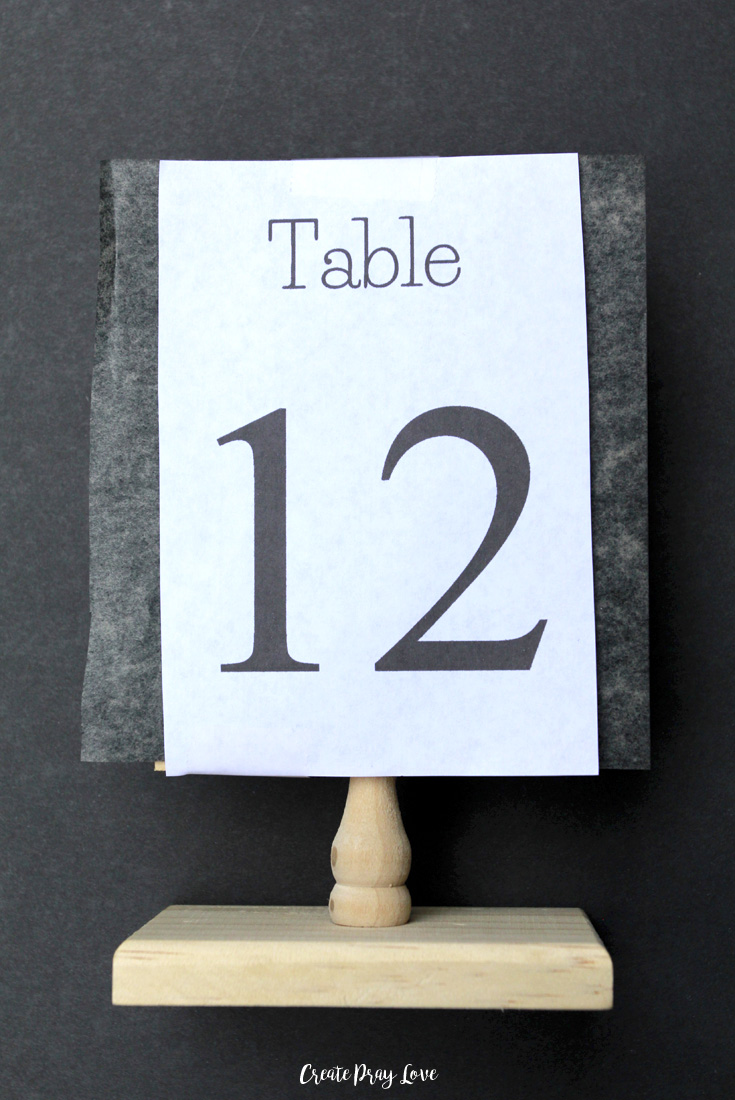 DIY Rustic Wedding Table Numbers Woodburning | Create Pray Love