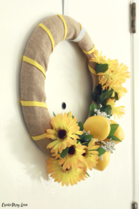 Dollar Store Summer Wreath