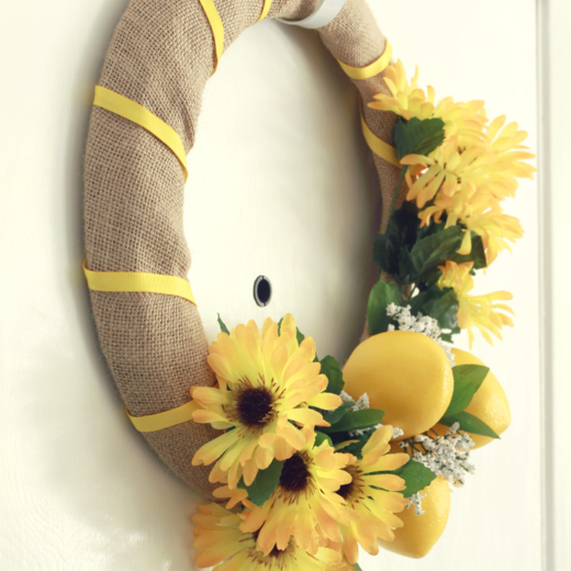 Dollar Store Summer Wreath