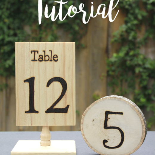 How to Make Rustic Wedding Table Numbers Woodburning - DIY Woodburning Tutorial | Create Pray Love