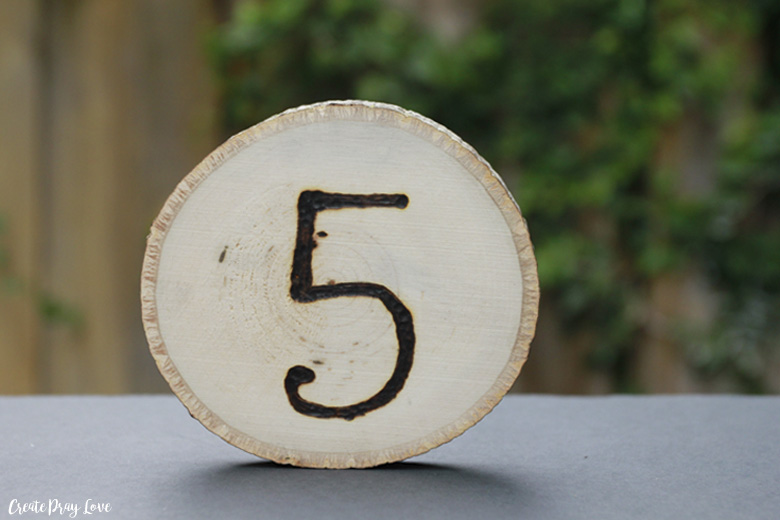  Wood Burning Numbers