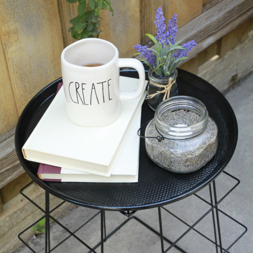 How to Turn a Wire Hamper Into a DIY Patio Table