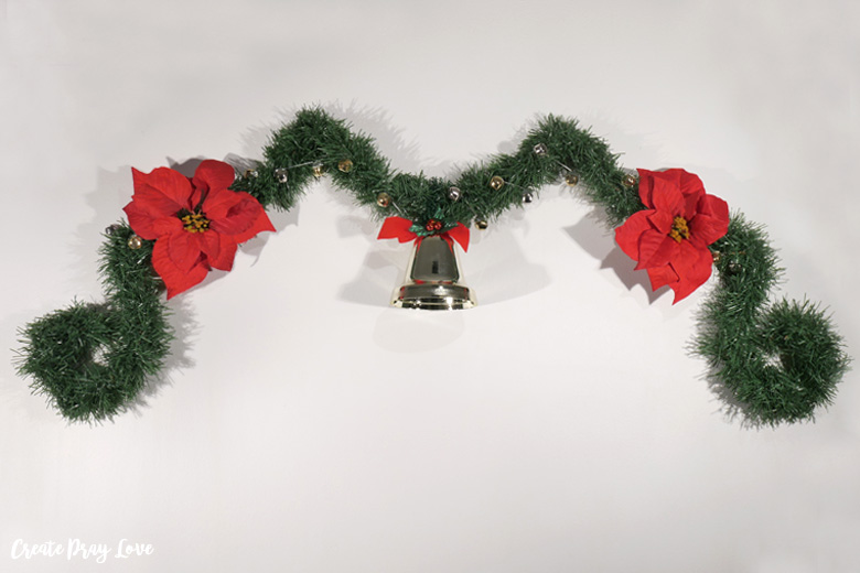 DIY Dollar Tree Christmas Garland