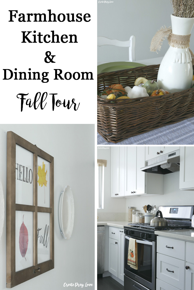 Fall Farmhouse Kitchen & Dining Room Tour