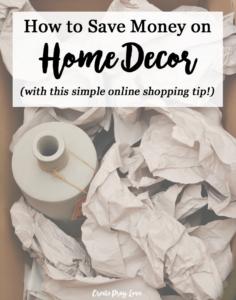 The Best Online Shopping Trick for Saving Money on Home Decor