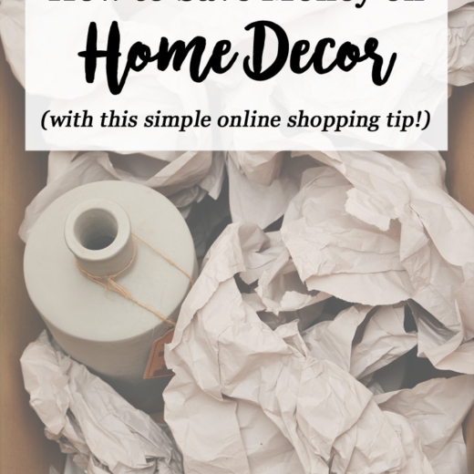 The Best Online Shopping Trick for Saving Money on Home Decor