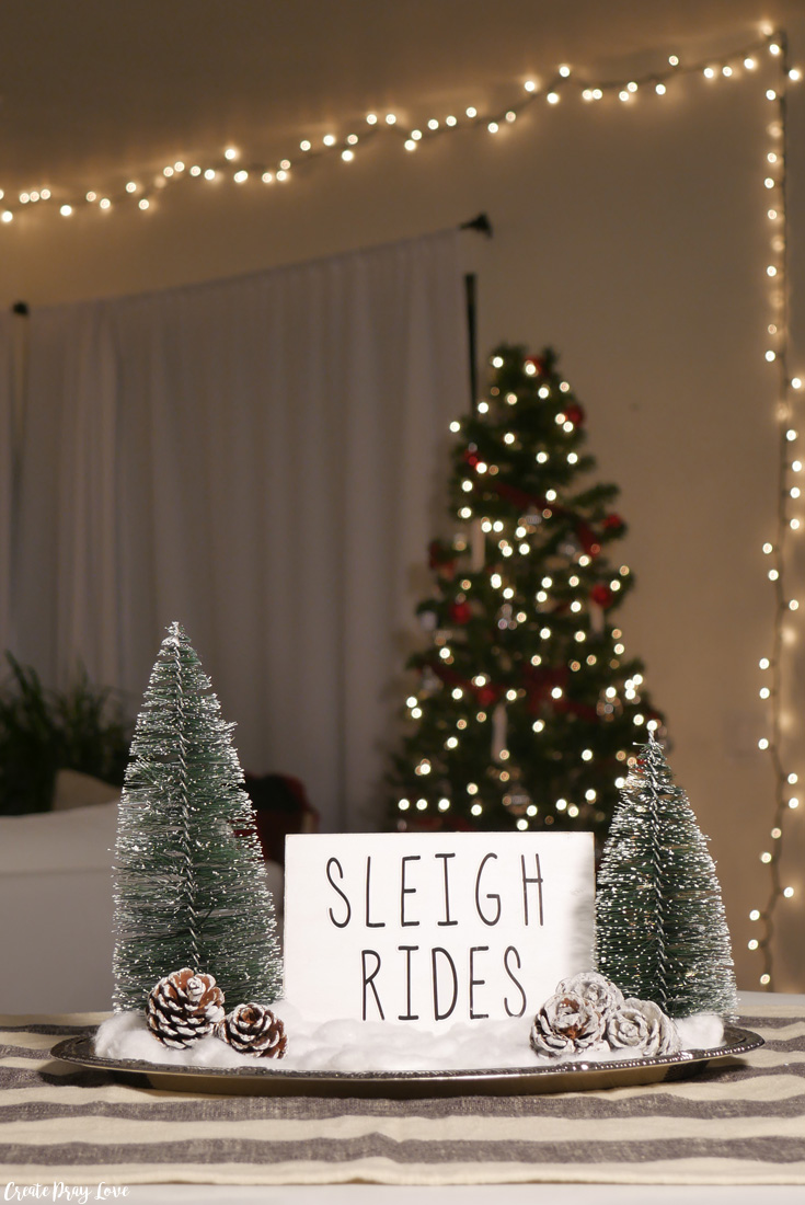 DIY Rae Dunn Inspired Mini Christmas Sign