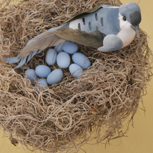 DIY Dollar Store Bird's Nest