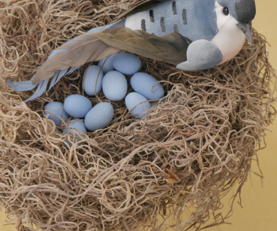 DIY Dollar Store Bird's Nest